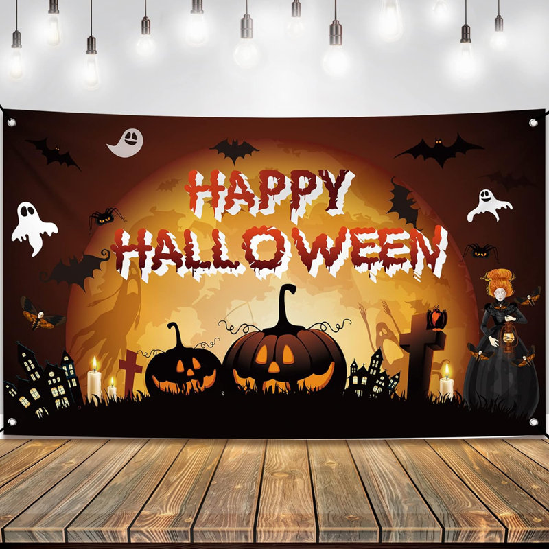 Halloween backdrop ideas sale